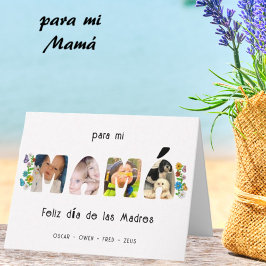 Mamma Butterfly Mors Dag Anpassad Foto & Namn Kort