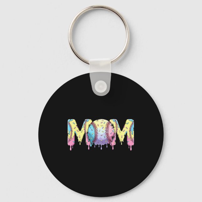 Mamma Bysebyll Drip Glasskål Med Strössel  Nyckelring (Framsida)