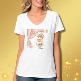 MAMMA Charming Ballerina Cat 1:a födelsedagsflicka T Shirt