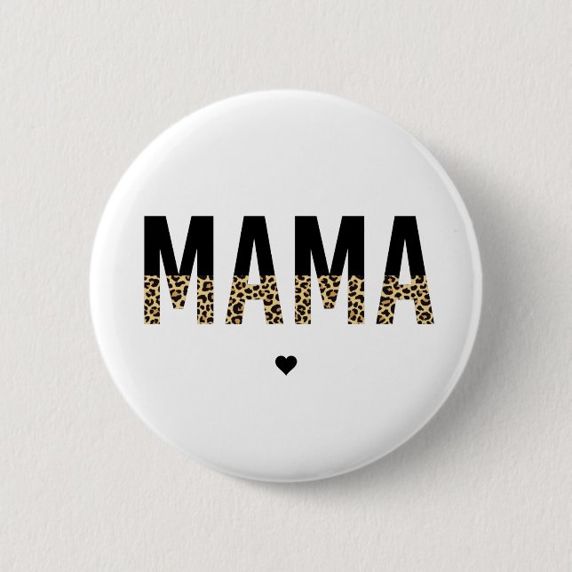 Mamma Cheetah-trycktypografi för Mamma Knapp (Framsida)