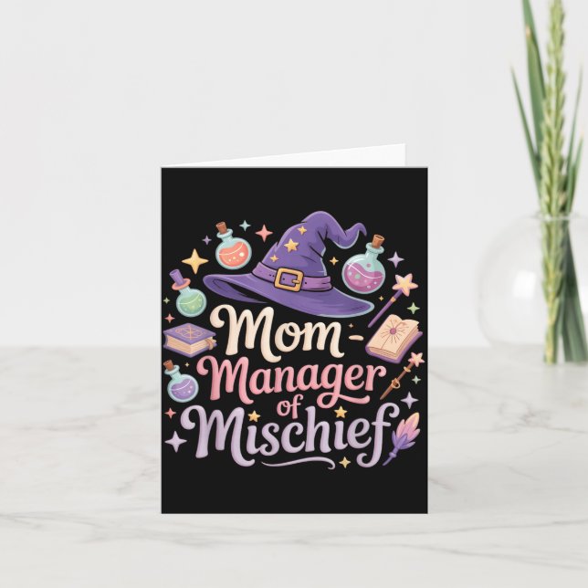 Mamma Chef För Mors Dag Magisk Mamma Kort (Framsida)