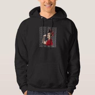Mamma Chef Messy Hair Bun Mors dag Hoodie