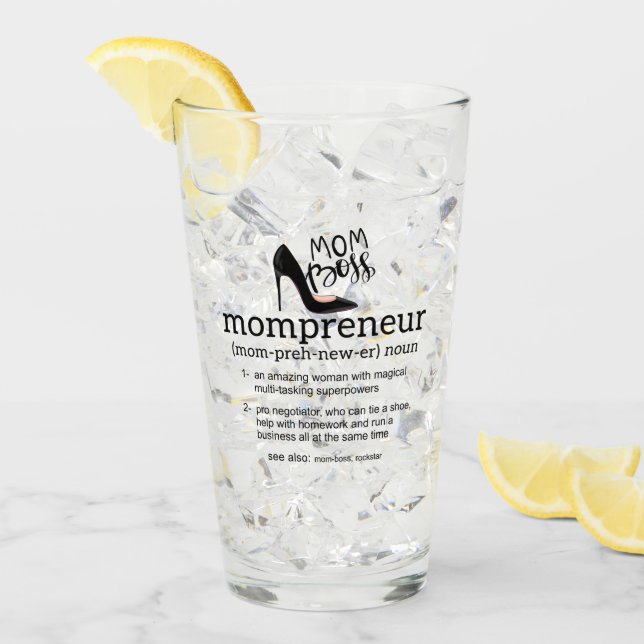 Mamma Chef Mompreneur Glaskopp (Framsida Ice)