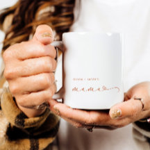 Mamma | Chic Boho Script och Heart med Kids Namn