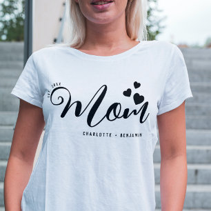 Mamma Chic - minimalt ködatum för Anpassningsbar a T Shirt