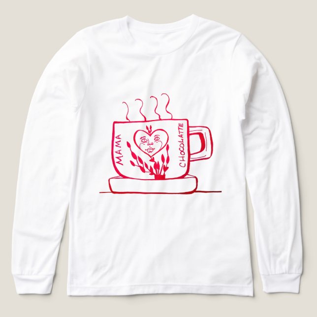 Mamma Chocolatte T Shirt (Design framsida)