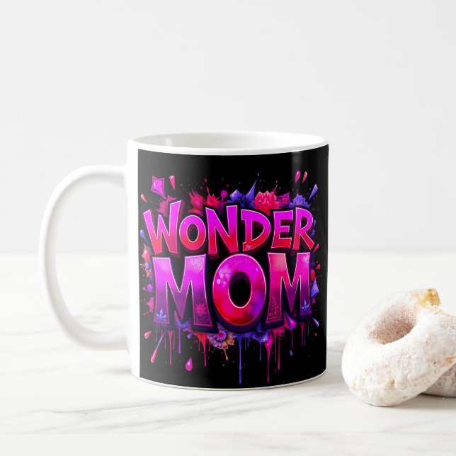  Mamma-citattblommor Mors dag Kaffemugg (Med munk)
