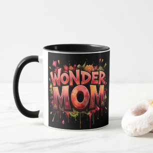 Mamma-citattblommor Mors dag Mugg