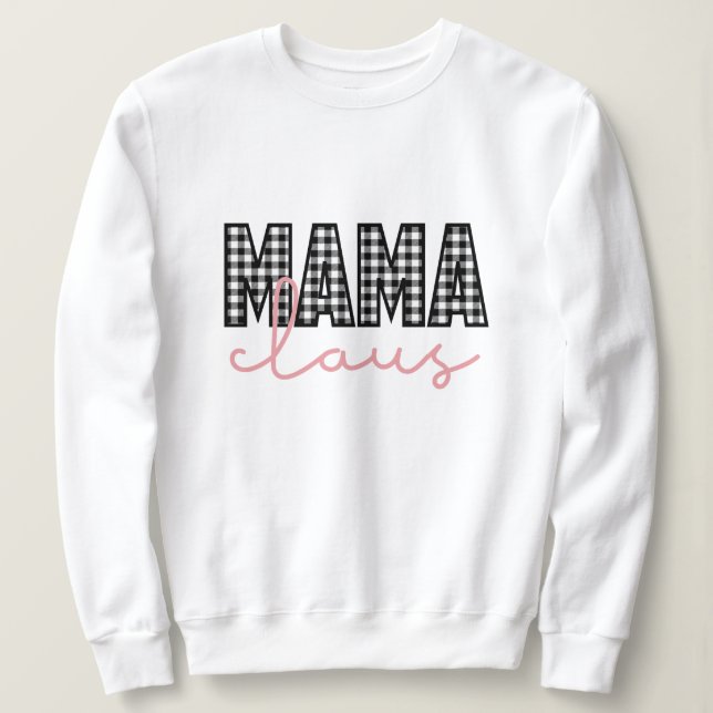 Mamma claus christmas t shirt (Design framsida)