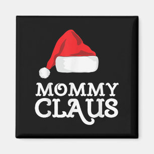 Mamma Claus jul Santas mössa Pajamas Familj Xm Magnet
