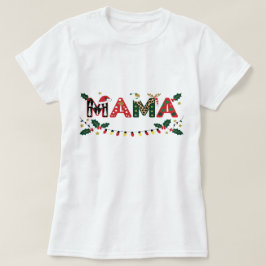 Mamma Claus jul – Söt festlig högtidstypografi T Shirt