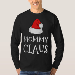 Mamma Claus jul-värdfamiljen Matching Pa T Shirt