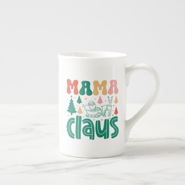 Mamma Claus-juldesign-60097 Benporslin Mugg (Höger)
