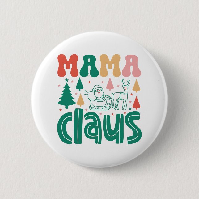 Mamma Claus-juldesign-60097 Knapp (Framsida)