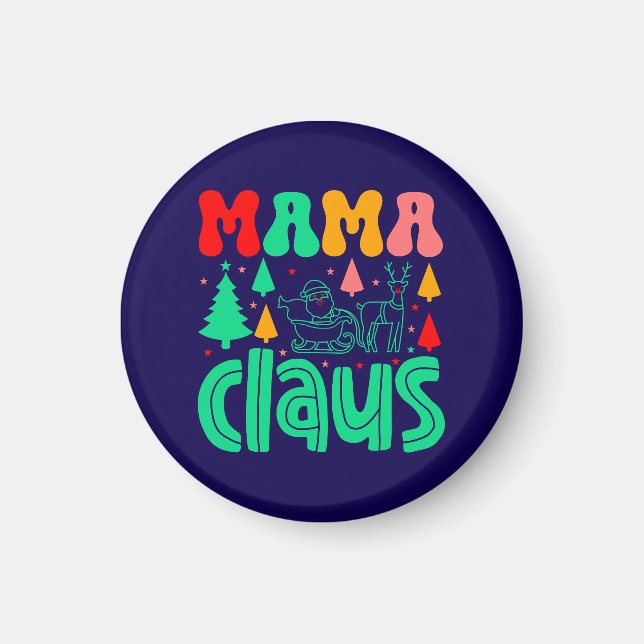 Mamma Claus-juldesign-60097 Magnet (Framsidan)