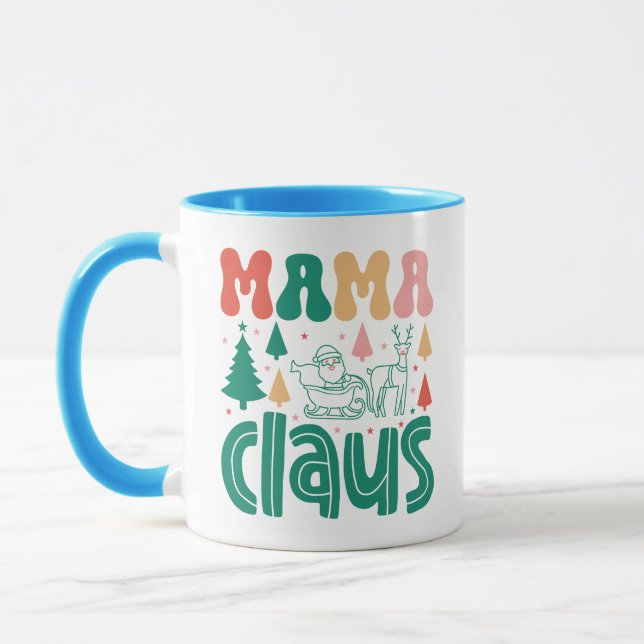 Mamma Claus-juldesign-60097 Mugg (Vänster)