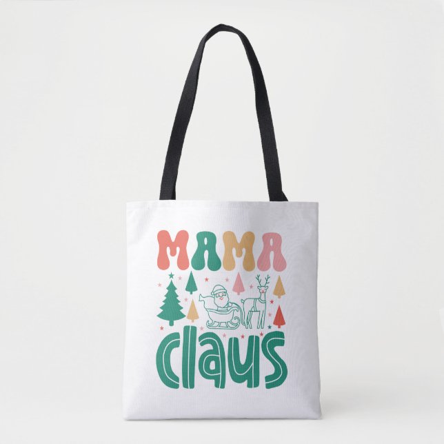Mamma Claus-juldesign-60097 Tygkasse (Framsida)