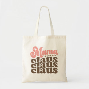 Mamma Claus Retro Groovy-Helgdagar Tygkasse
