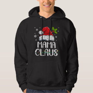 Mamma Claus Santa Funny jul Pajama Matching F Hoodie