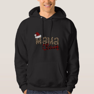 Mamma Claus Santa Hat jul Pajama-familjematch Hoodie