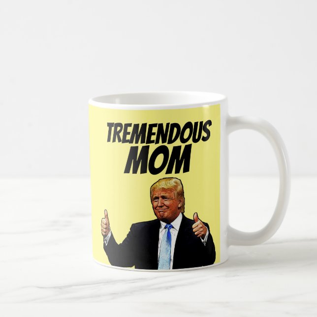 MAMMA COFFEE MUGG, FUNNY DONALD TRUMP KAFFEMUGG (Höger)