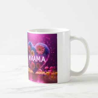 Mamma Colorful Blommor Kaffemugg