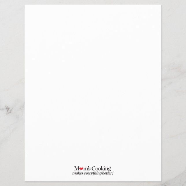 Mamma Cooking Makes Allt bättre Reklamblad (Framsidan)