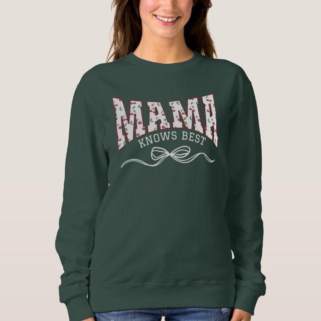 MAMMA Coquette Cherries Personlig T Shirt (Framsida)
