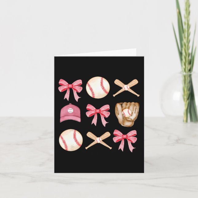 Mamma Coquette Mors dag Women Girls Baseball Mamma Kort (Framsida)