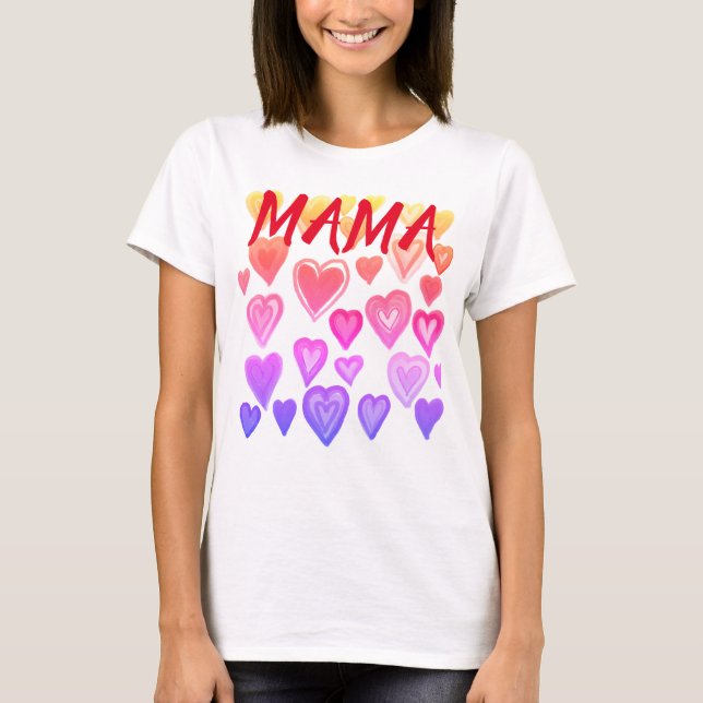MAMMA, Corazones! T-Shirt (Framsida)
