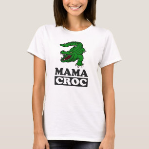 Mamma Crocodile T-Shirt Animal Mamma Mor Gift