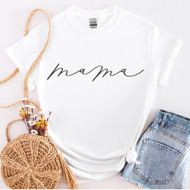 Mamma Cute Script T-Shirt