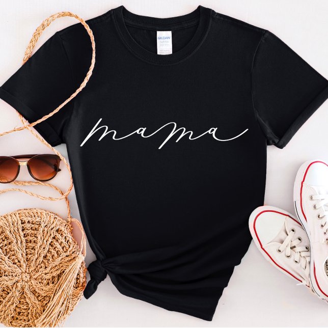 Mamma Cute Script T-Shirt (Skapare uppladdad)