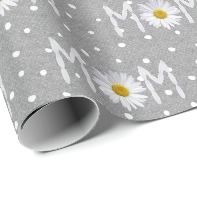 Mamma Daisy om Polka dots-skrotning Pappert Presentpapper (Rullad Hörn)