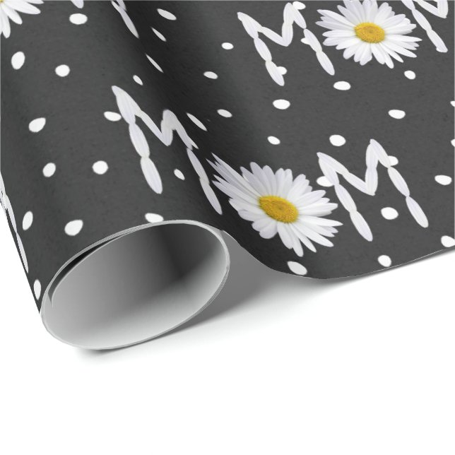 Mamma Daisy om Polka dots-skrotning Pappert Presentpapper (Rullad Hörn)