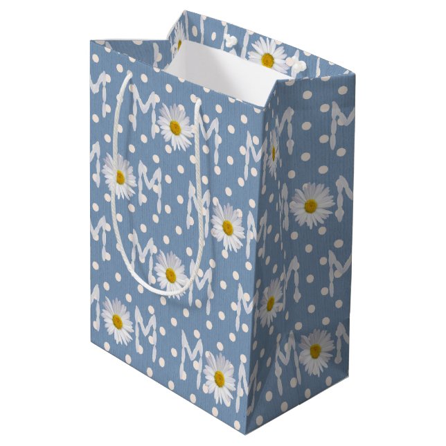 Mamma Daisy på Polka dots medelstor gåva (Baksidan Vinklad)