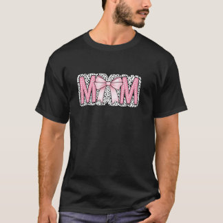 Mamma Dalmatien dots Cute Coquette Bow Mamma Mor s T Shirt