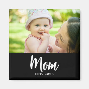 Mamma datum för foto present magnet
