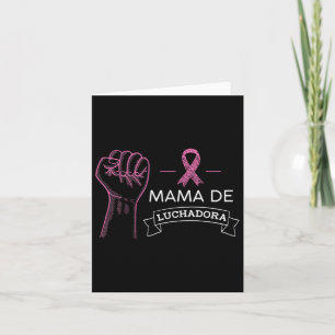 Mamma De Luchadora Breast Cancer Awareness Mamma S Kort
