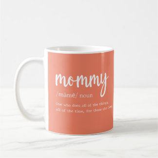 Mamma Definition 1 som gör Sak Co Kaffemugg
