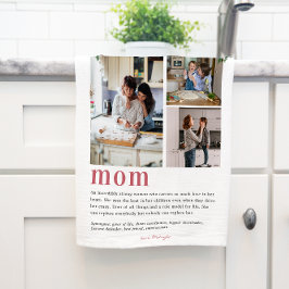 Mamma Definition | Blommig 3 Foto Tekannematta Kökshandduk