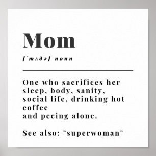 Mamma Definition Poster
