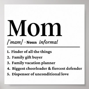 Mamma definition poster