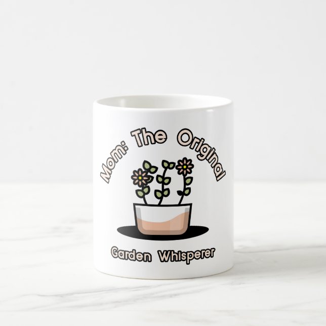 Mamma den ursprungliga trädgårdsviskaren kaffemugg (Center)