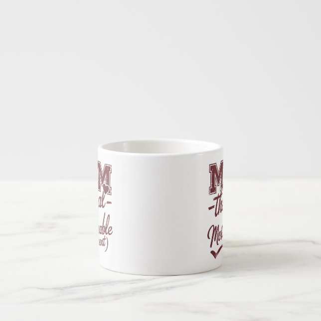 Mamma - den verkliga MVP (mest värdefull överordna Espressomugg (Framsidan)