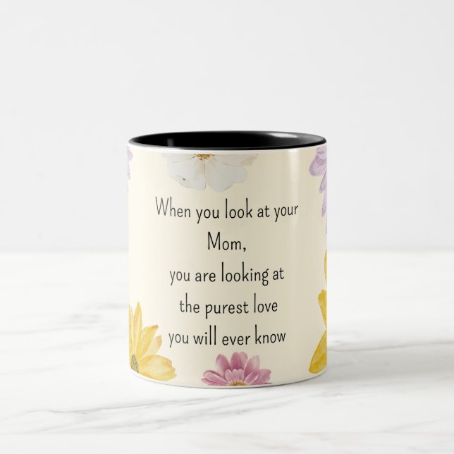 Mamma det fattigaste kärlek-kaffet mugg (Center)