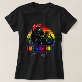 Mamma dinosaur Free Mamma Hugs T Shirt