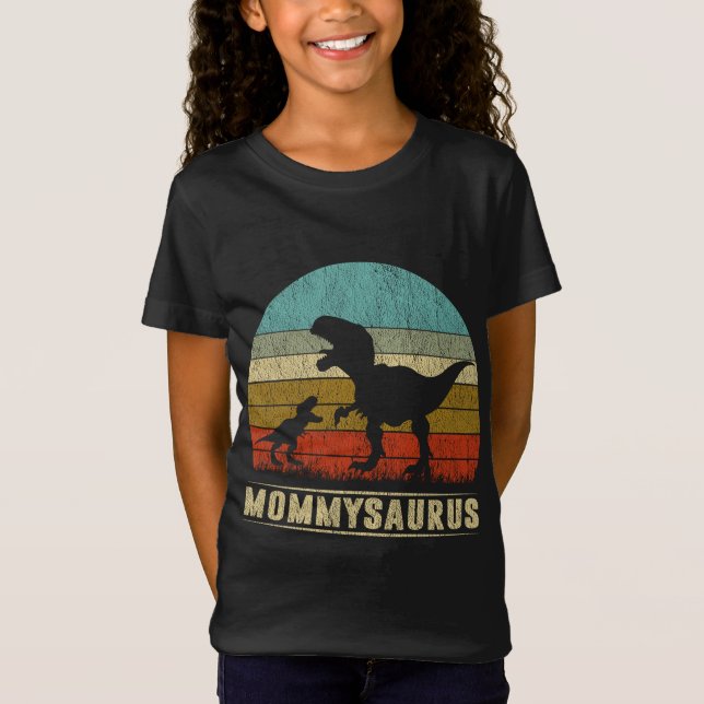 Mamma Dinosaur t Rex Mommysaurus Matching Family c T Shirt (Framsida)