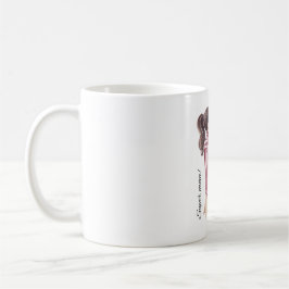 "Mamma, ditt hjärta är rent guld.. muglady" Kaffemugg