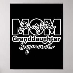 Mamma dotter sondotter trupp matchande mors poster